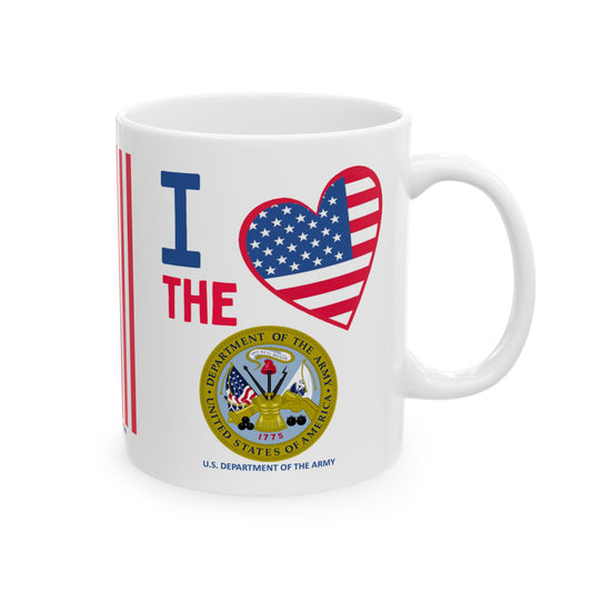 U.S. Department of the Army - Major Agencies - I Love - Mug - 11 oz