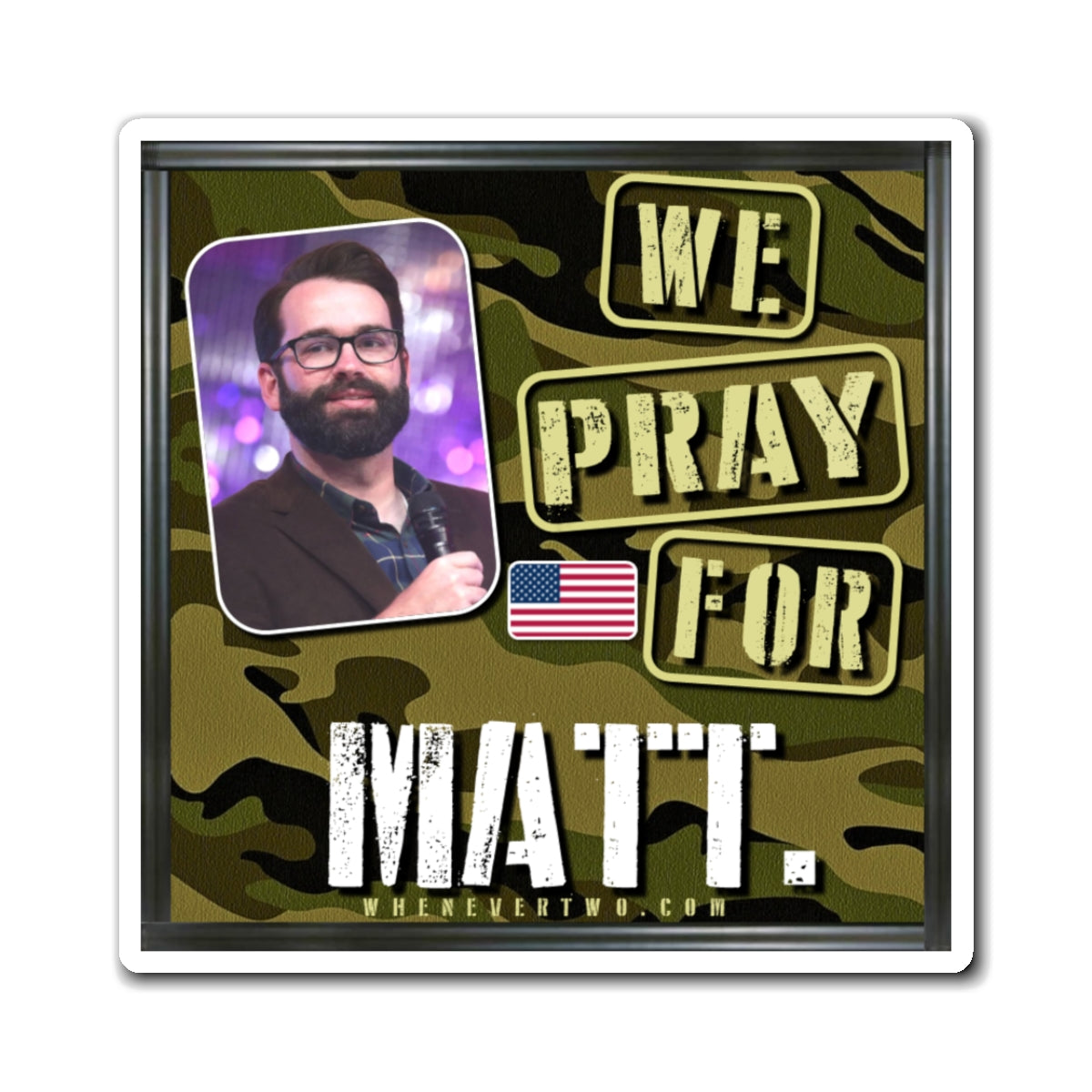 Matt Walsh - We The People - The Man Cave Magnet - 3'' - [73]