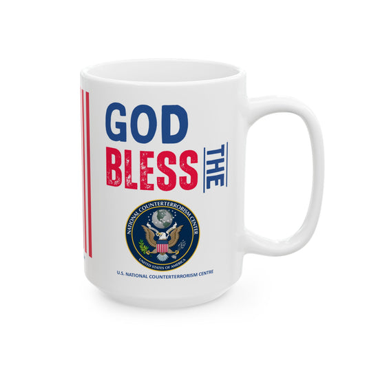 U.S. National Counterterrorism Centre - Major Agencies - God Bless - Mug - 15 oz