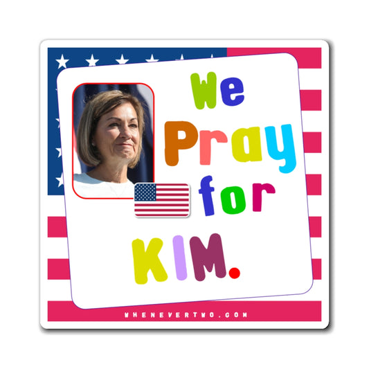 Kim Reynolds - State Executive Governor Iowa - Noah's Rainbow Magnet - 3'' - [281]